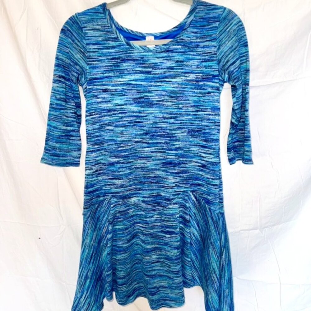 Justice knit marine dress girls 12